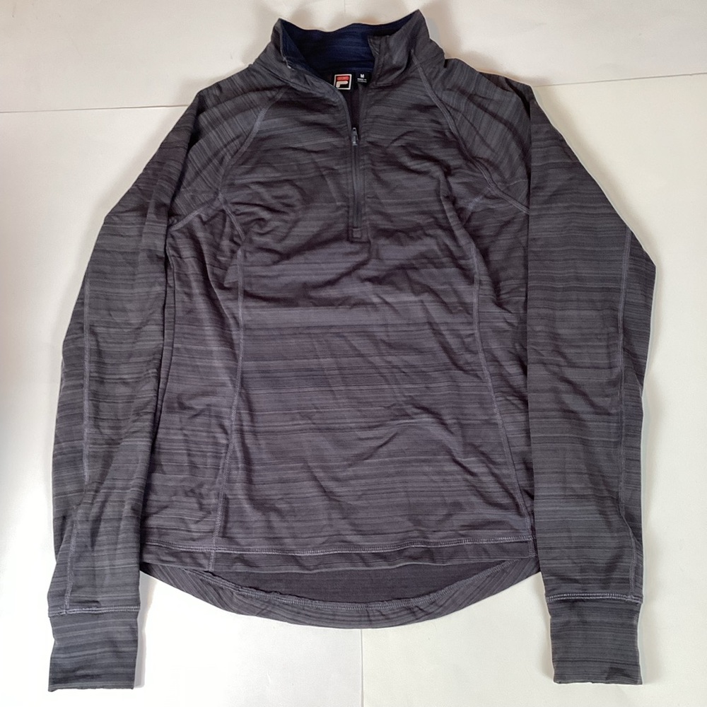 Fila Sport Womens Jacket Athletic Comfort Size XL 1/4 Zip Warm Running Stretch